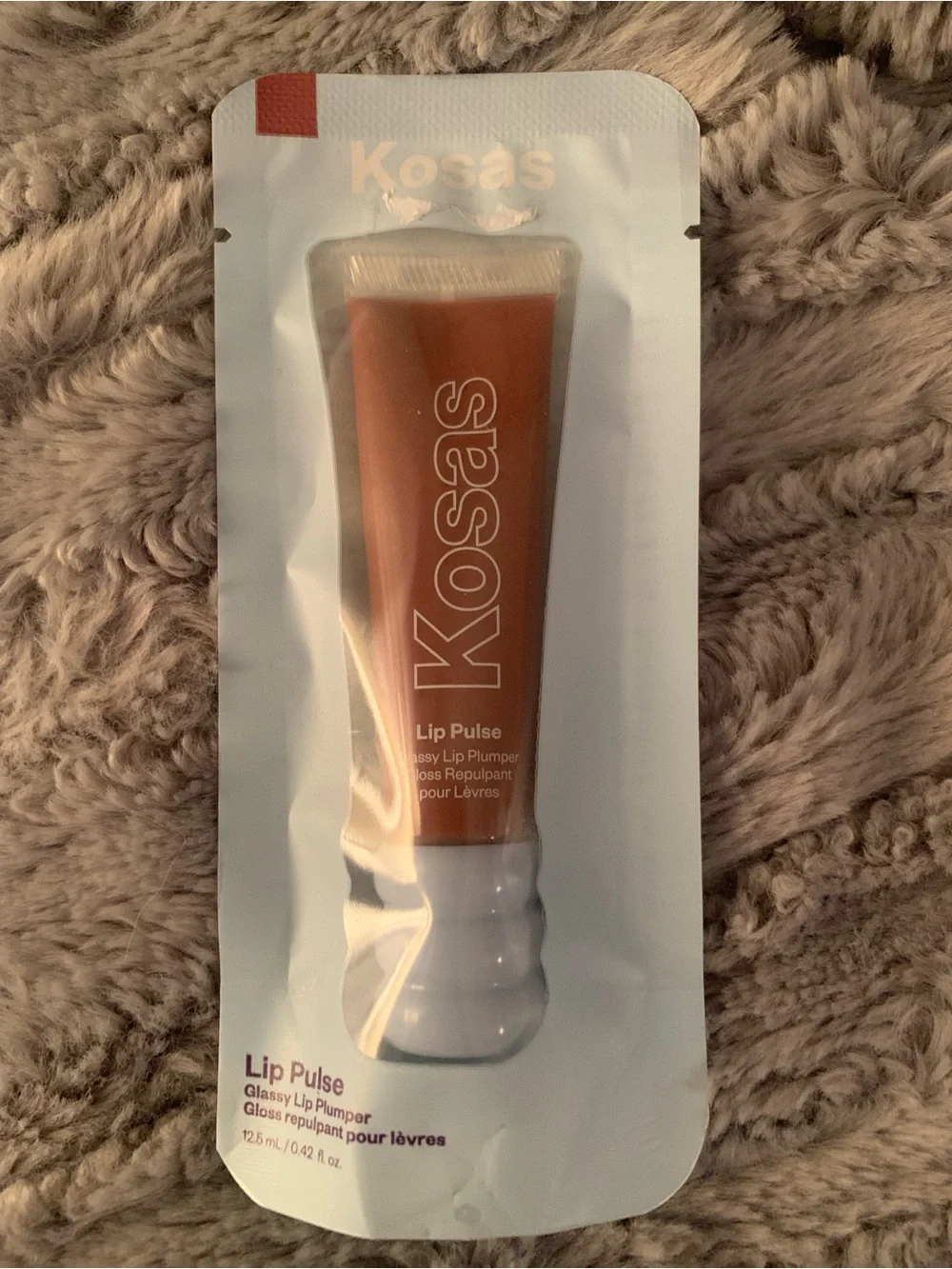 Kosas Lip Pulse Glassy Lip Plumper Gloss— Sixth Sense , new in package